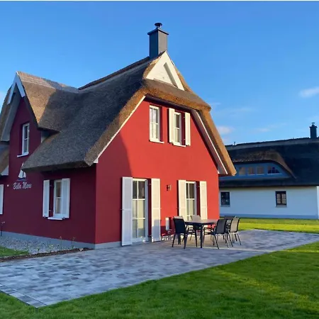 شقة Modernes Reetdach-ostseeferienhaus Bella Mare, Insel Usedom Mit Sauna, Kamin & Sonnenterrasse Zirchow