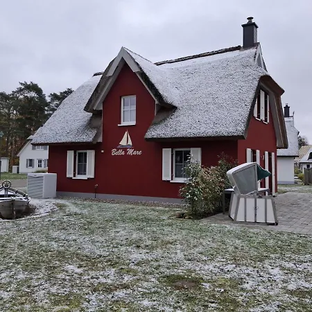 شقة Modernes Reetdach-ostseeferienhaus Bella Mare, Insel Usedom Mit Sauna, Kamin & Sonnenterrasse Zirchow